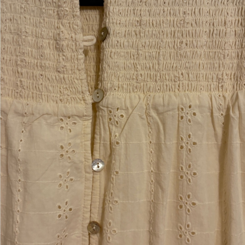 Cleobella Cream Casual Dress - Picture 6 of 6
